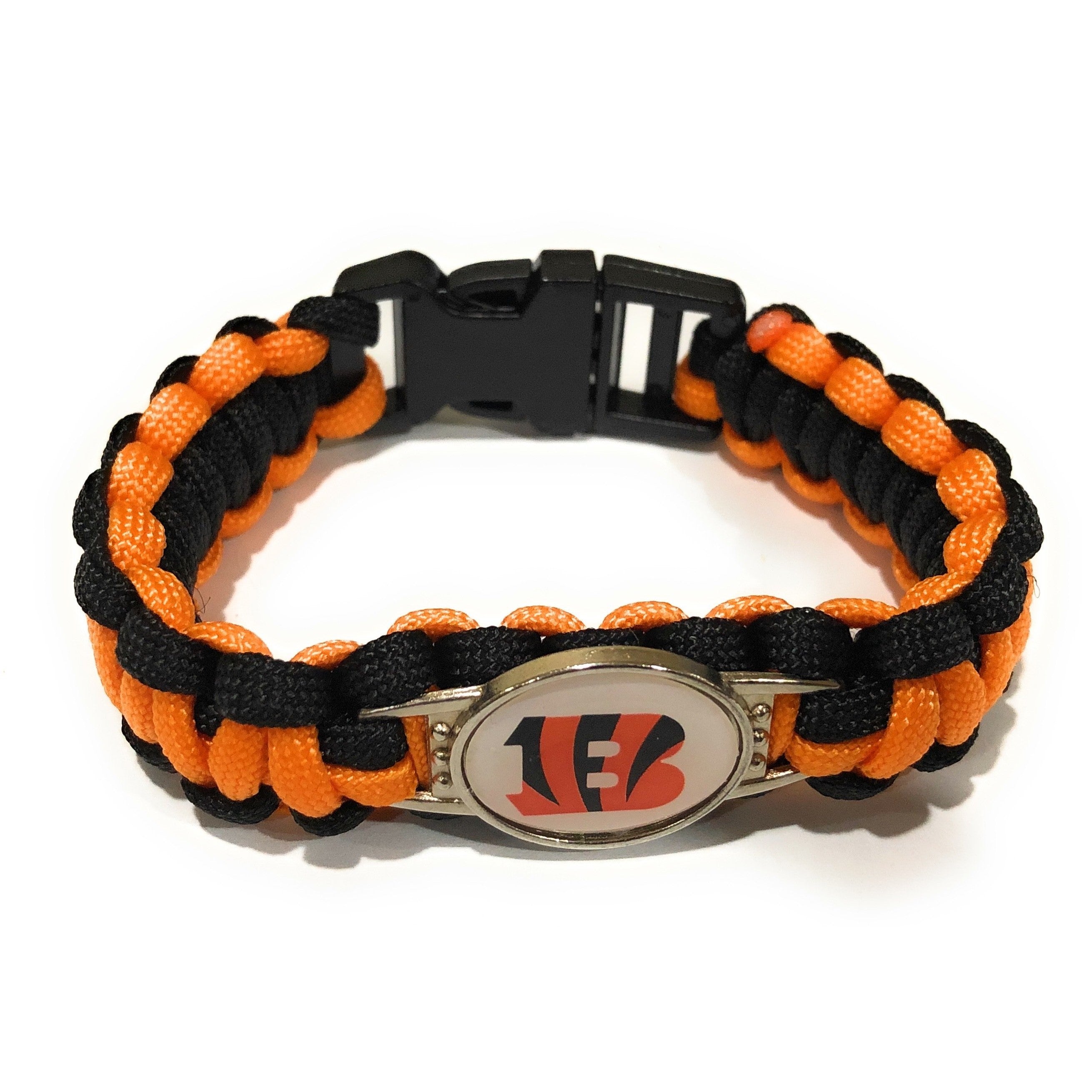 Cleveland Browns Football Colors Paracord Bracelet Hand Braided Jewelry New