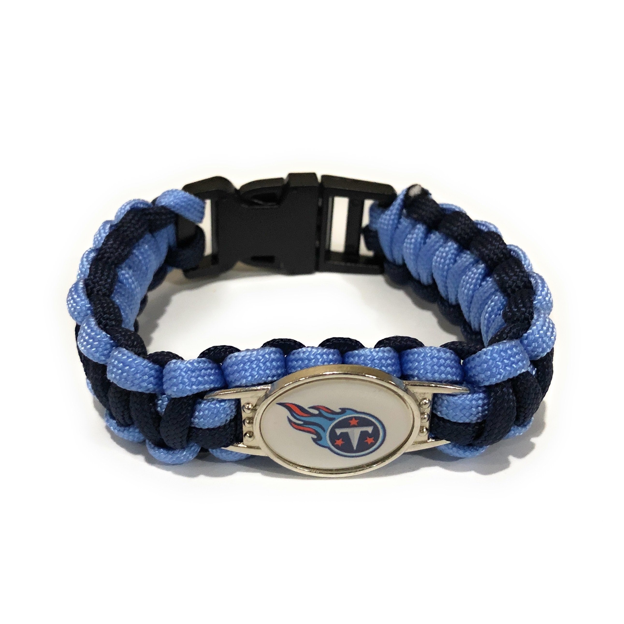 Tennessee Titans Paracord Mini Keychain  Handmade By US Veterans -  Handmade By Heroes