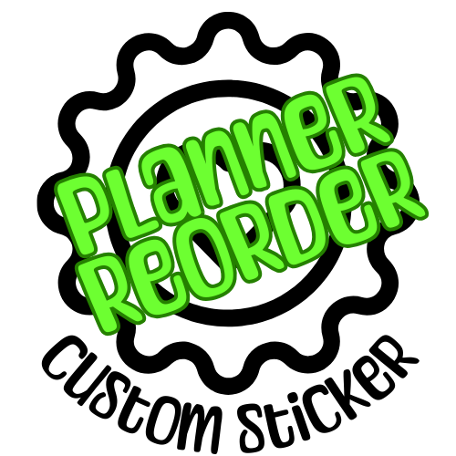 Planner Stickers - Custom Reorder