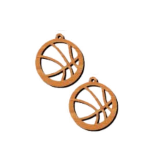 Basketball Earrings