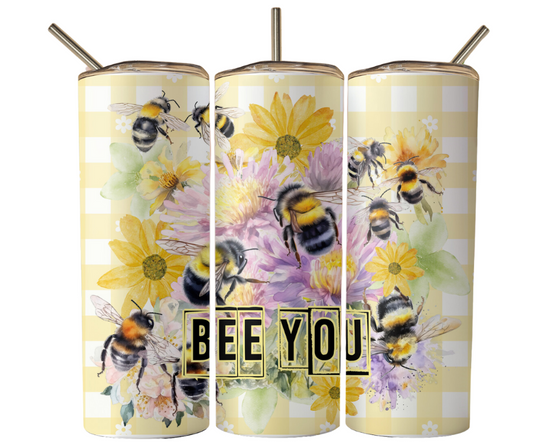 Bee You Bumble Bee Summer Sublimation Tumbler