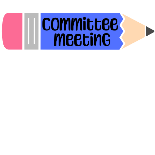 Planner Stickers - Committee Meeting - Teacher