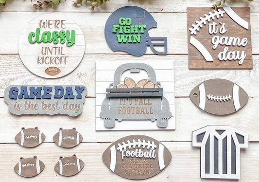 Football Tiered Tray Set