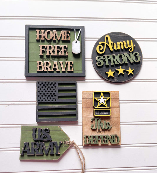 Army Tiered Tray Set