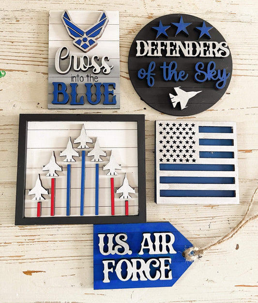 Air Force Tiered Tray Set