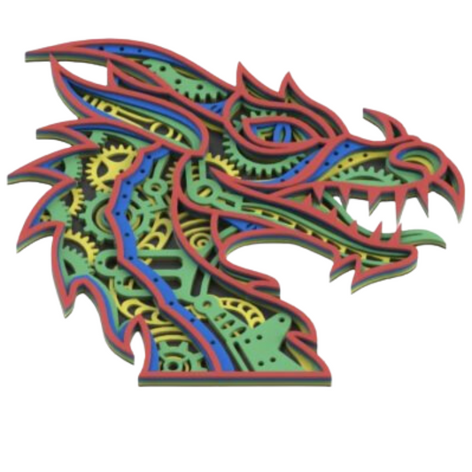 Laser Cut Dragon Profile