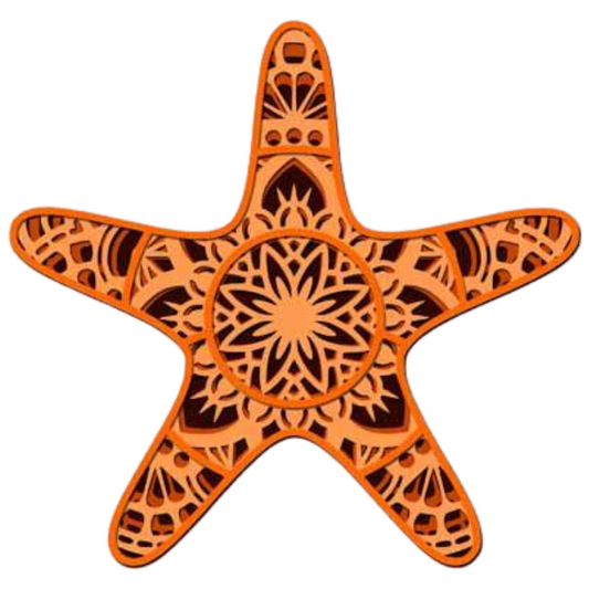 Laser Cut Starfish