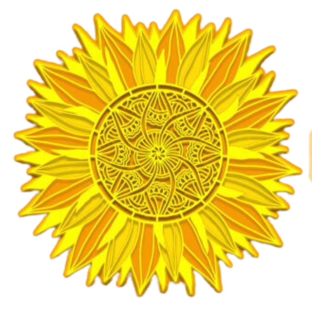 Laser Cut Full Bloom Sunflower