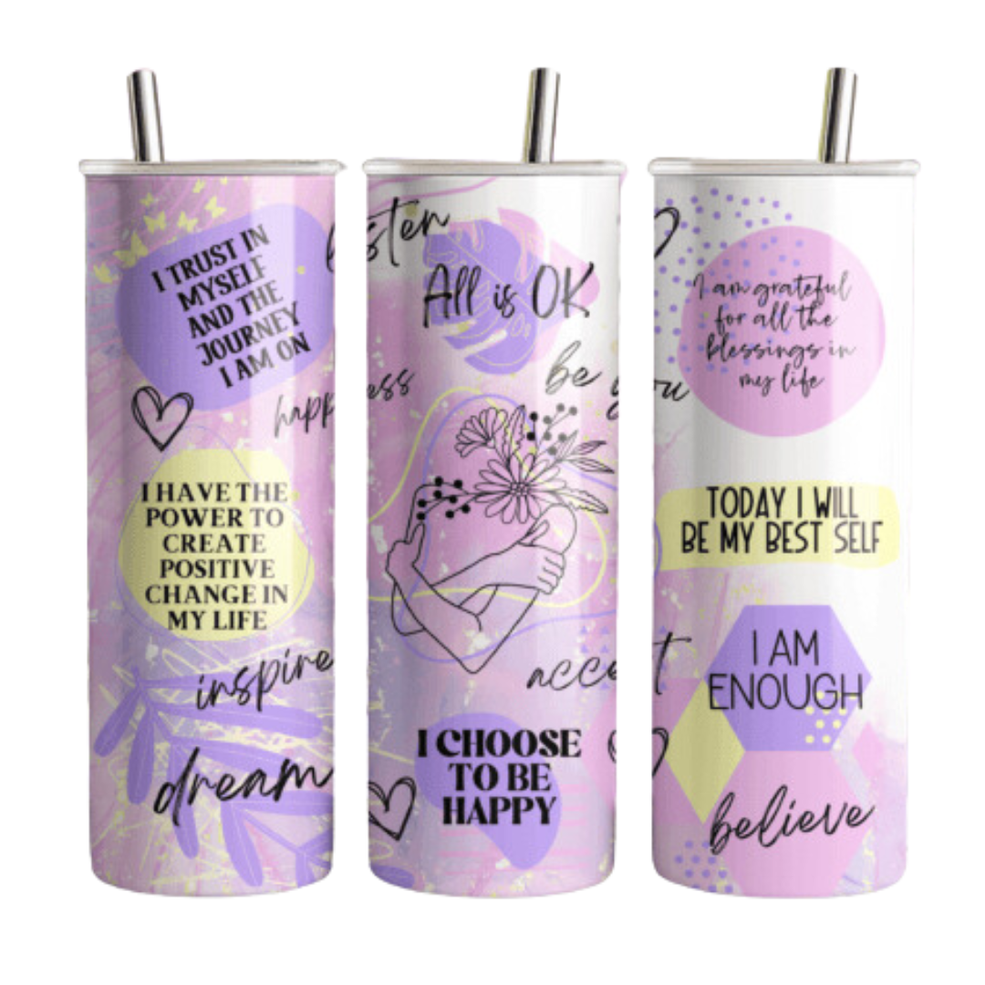 Self-Love Sublimation Tumbler