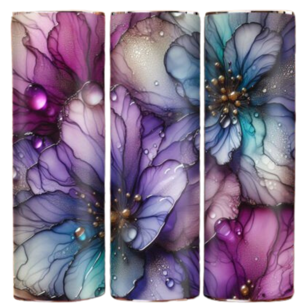 Waterdrop Lilac Sublimation Tumbler