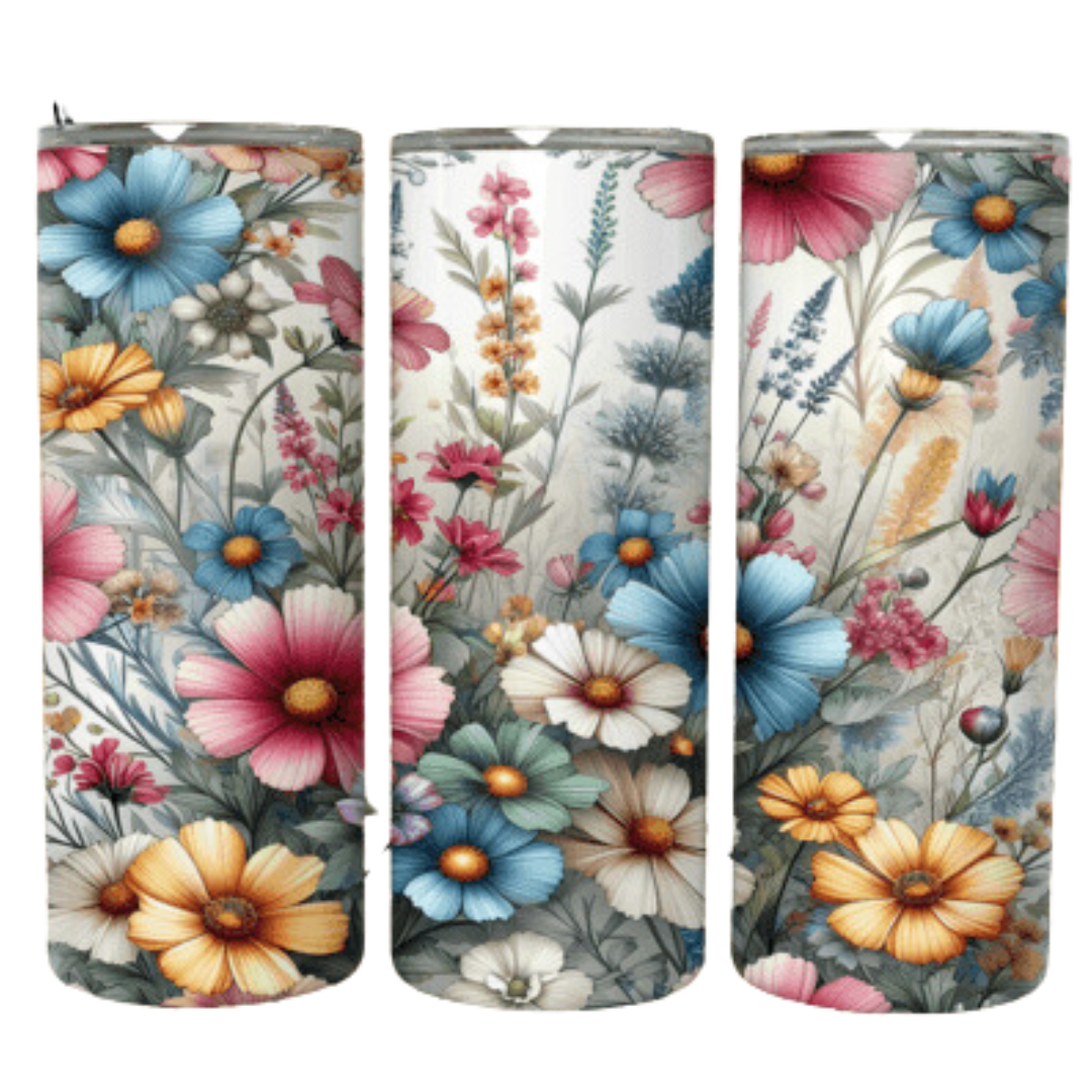 Wildflowers Sublimation Tumbler