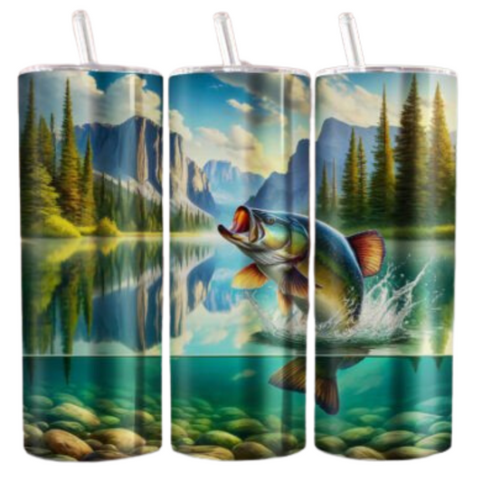 Fishing Sublimation Tumbler