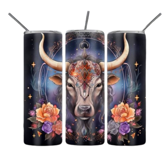 Taurus Zodiac Sublimation Tumbler