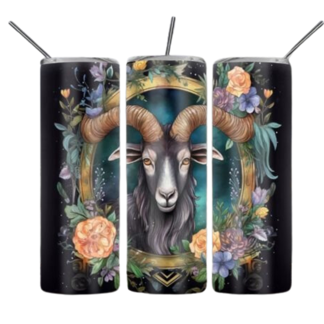 Aries Zodiac Sublimation Tumbler