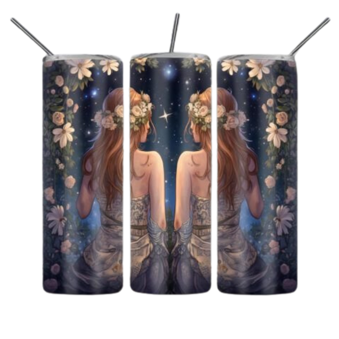 Gemini Zodiac Sublimation Tumbler