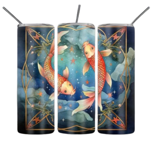 Pisces Zodiac Sublimation Tumbler