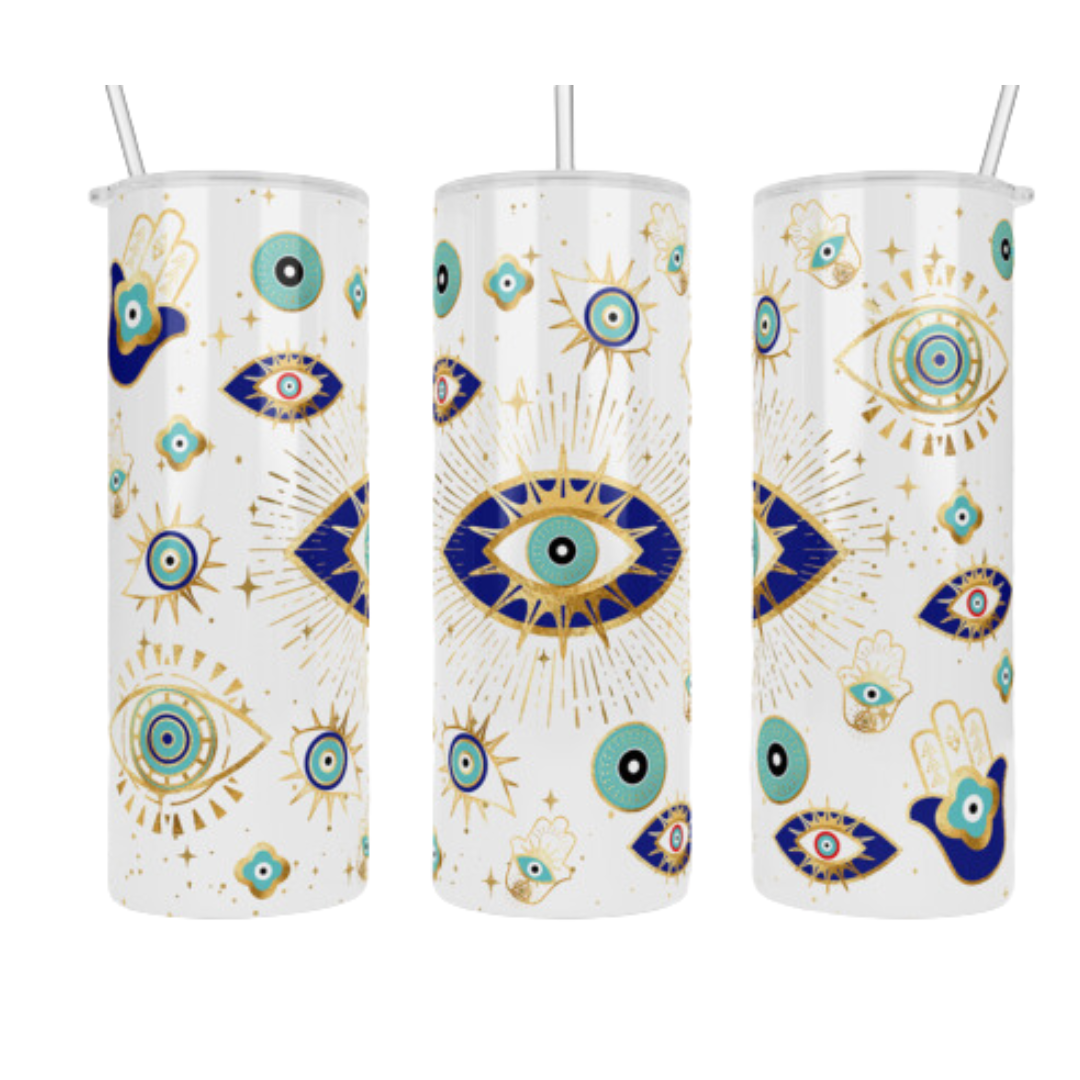 Evil Eye Sublimation Tumbler