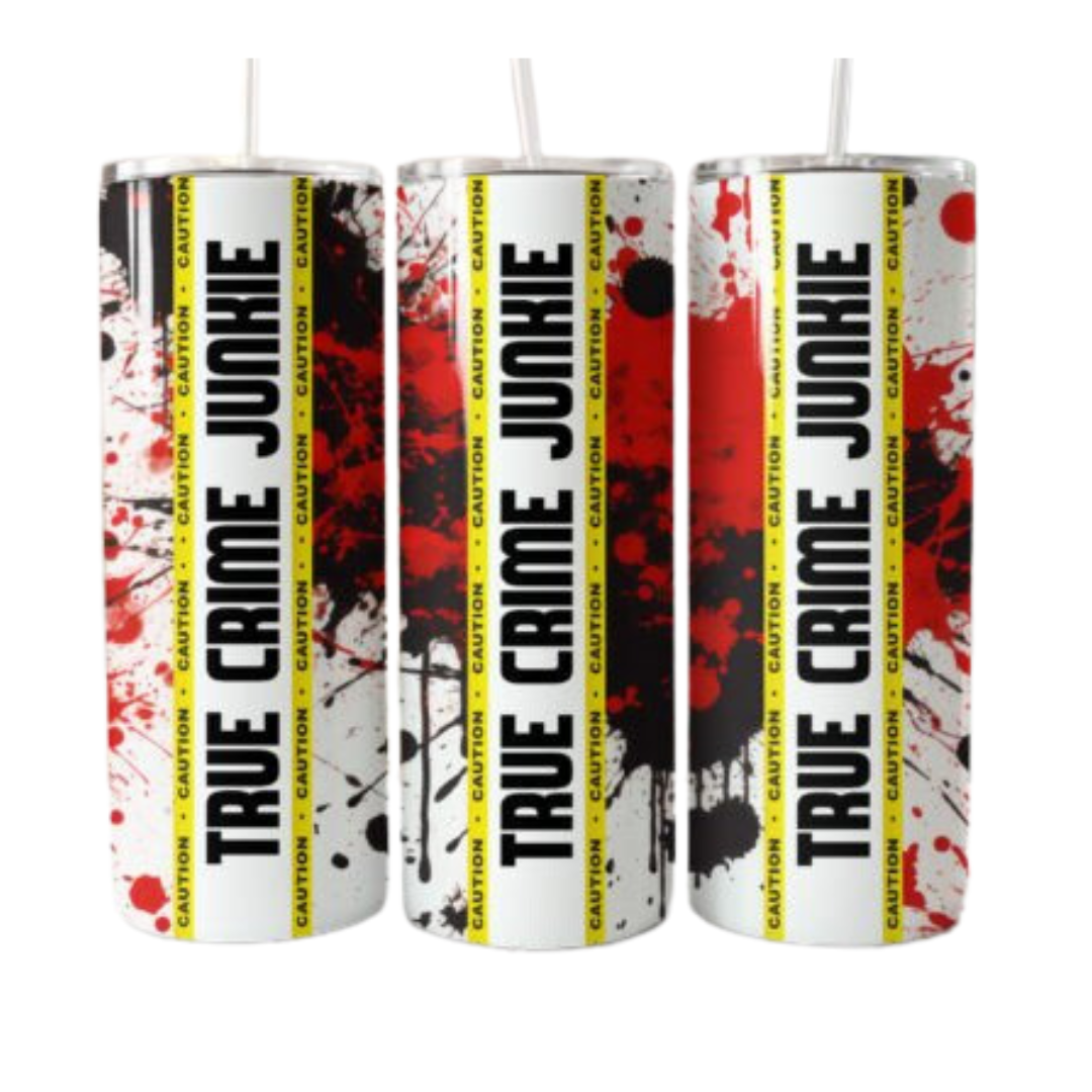 True Crime Junkie Sublimation Tumbler