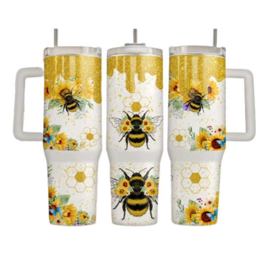 Bumble Bee Sublimation Tumbler