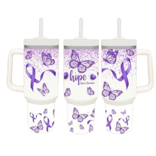 Lupus Awareness Sublimation Tumbler