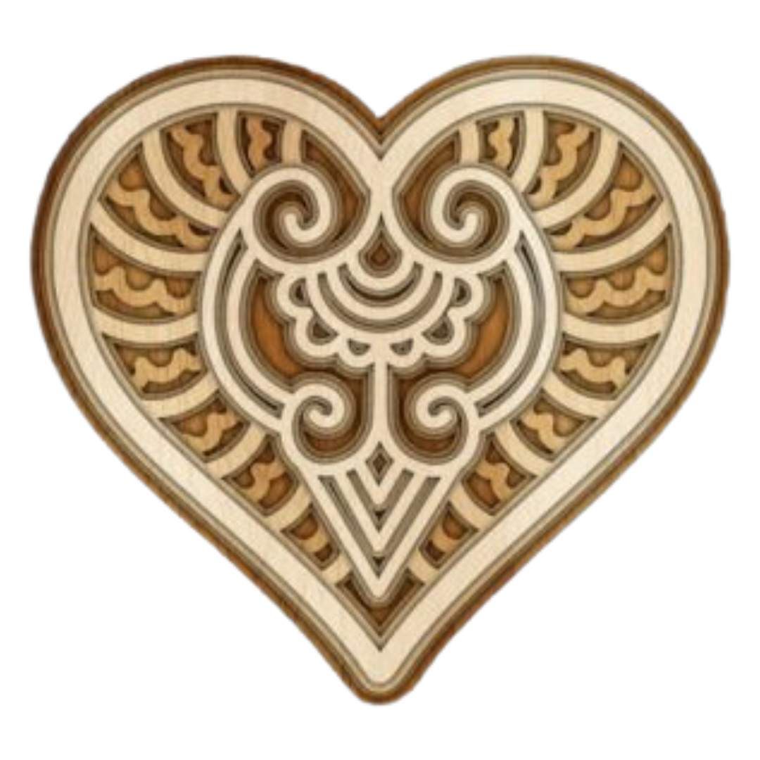 Laser Cut Country Heart