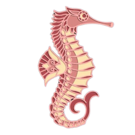 Laser Cut Seahorse