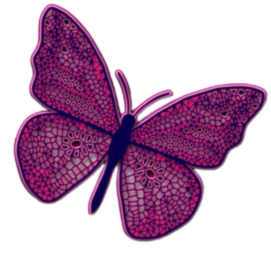 Laser Cut Lace Wing Butterfly