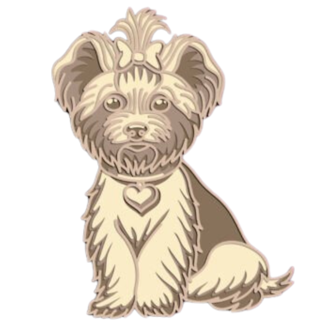 Laser Cut Yorkie