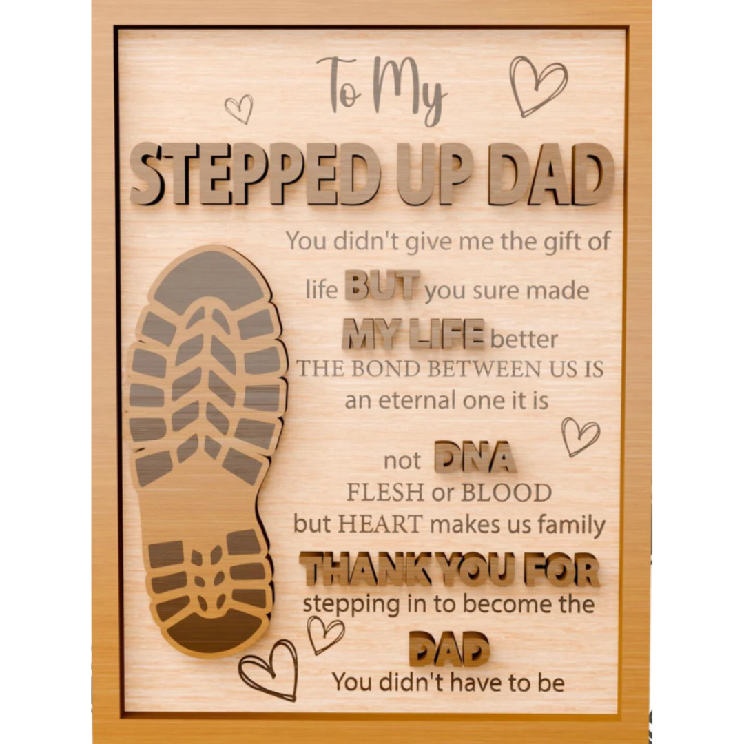 Step-Dad Father's Day Poem Gift