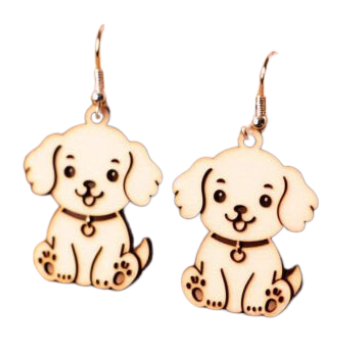 Puppy Earrings