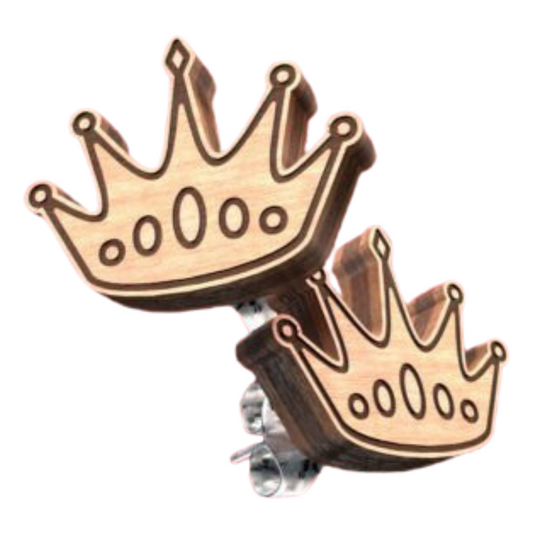 Crown Stud Earrings