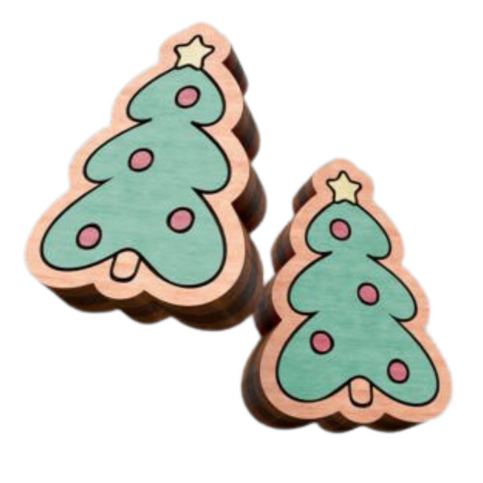 Christmas Tree Stud Earrings