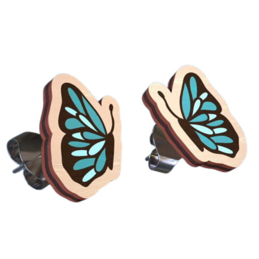 Butterfly Stud Earrings