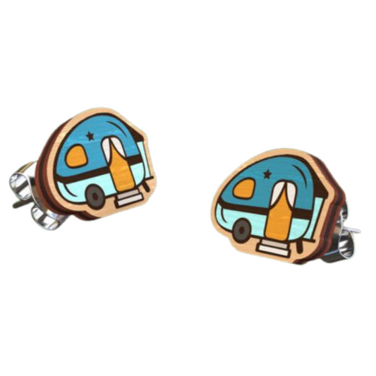 RV Camper Stud Earrings