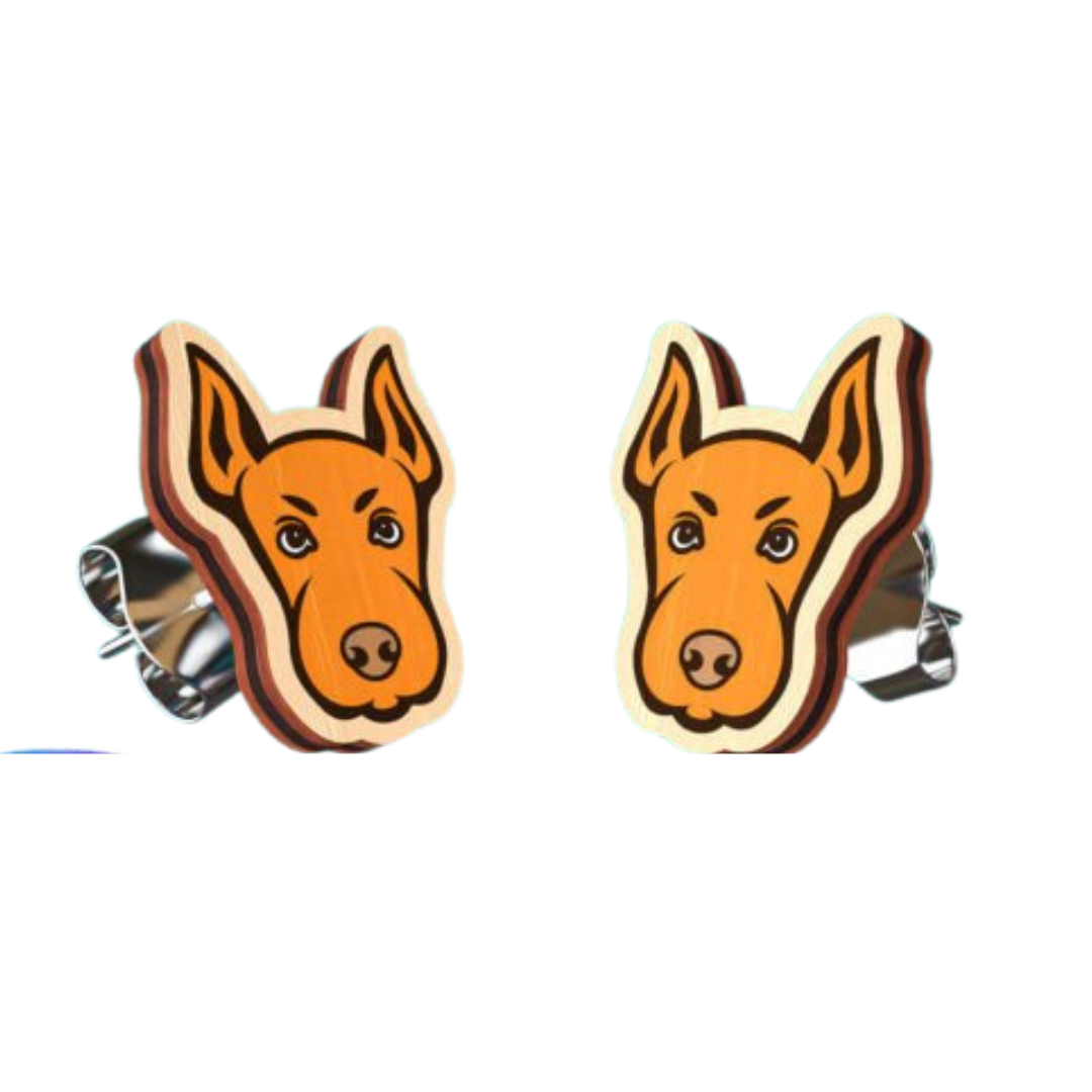 Great Dane Stud Earrings