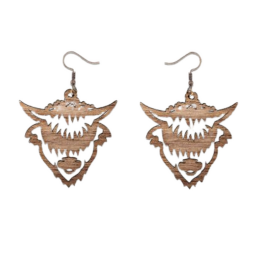 Highland Cow Earrings