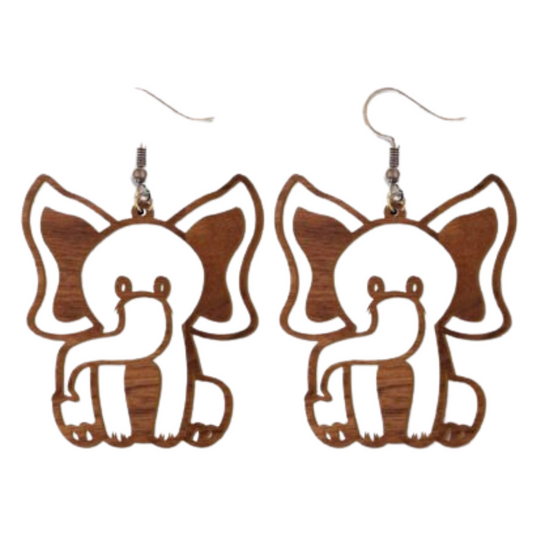 Cartoon Elephant Earrings