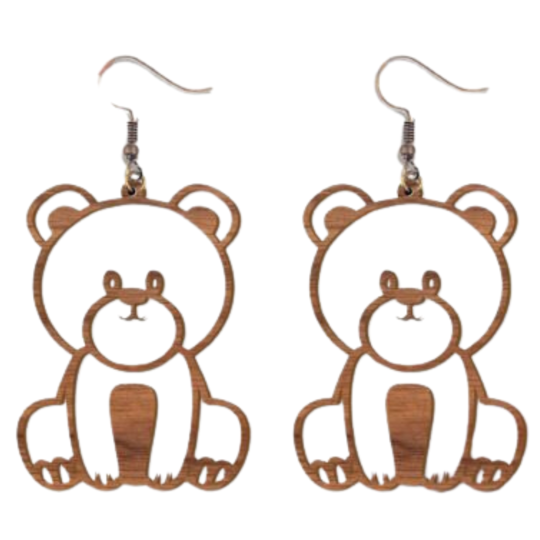 Cartoon Bear Earrings