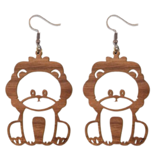 Cartoon Lion Earrings