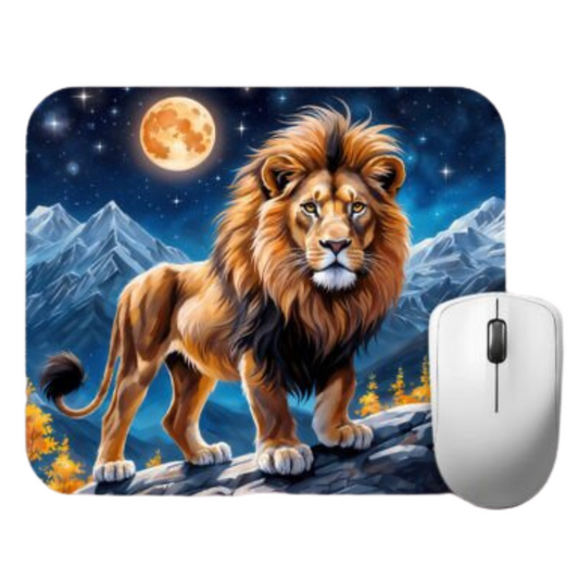 Lion in the Mountains Mousepad