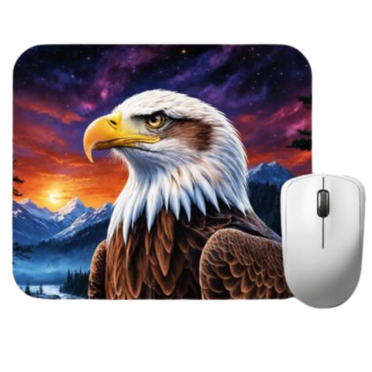 Majestic Eagle Head Mousepad