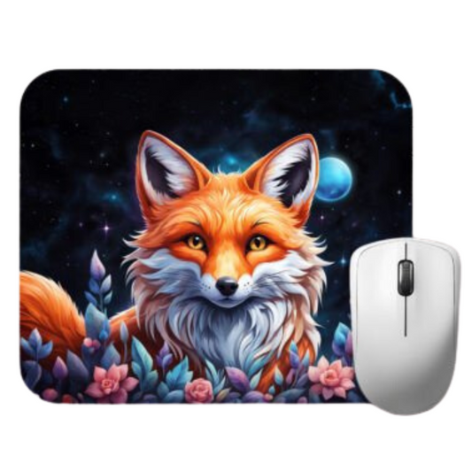 Fox at Night Mousepad