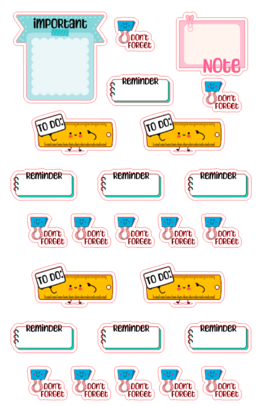 Planner Stickers - Happy Helpers