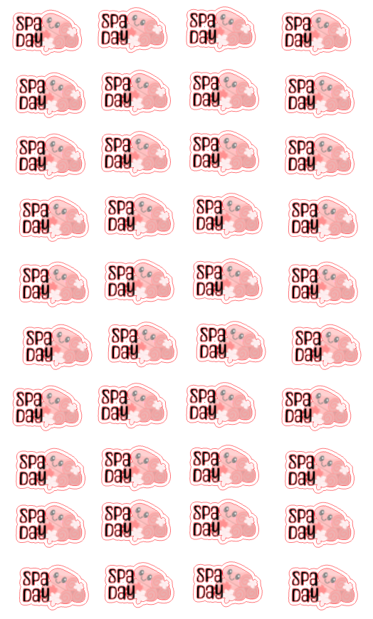 Planner Stickers - Spa Day