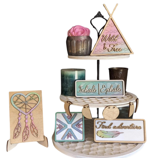 Namaste Tiered Tray Set