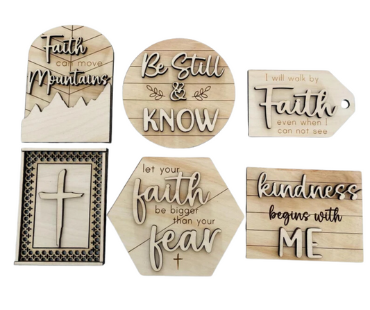 Faith Tiered Tray Set