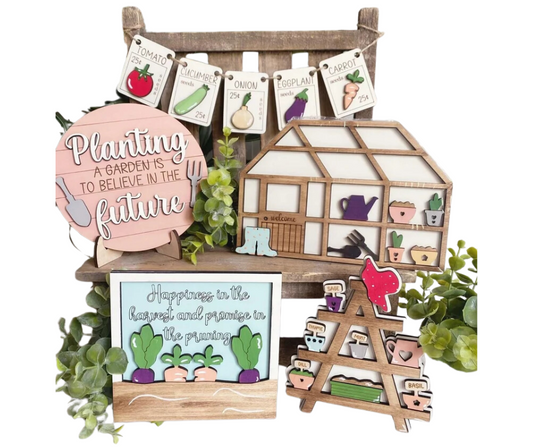 Gardening Tiered Tray Set