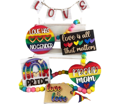 Pride Tiered Tray Set