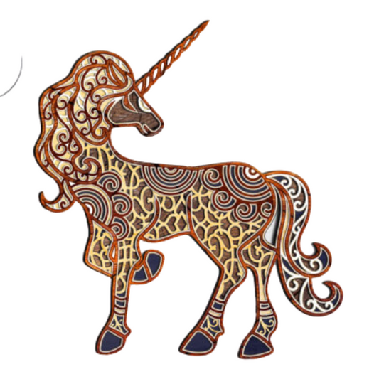 Laser Cut Unicorn