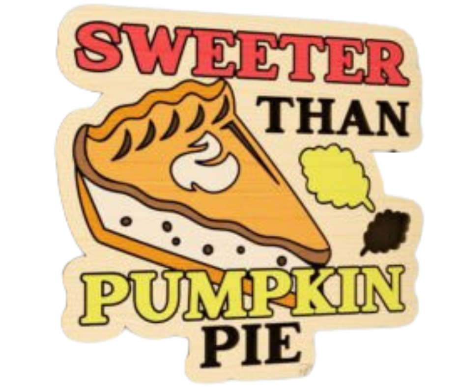 Laser Cut Magnet - Pumpkin Pie